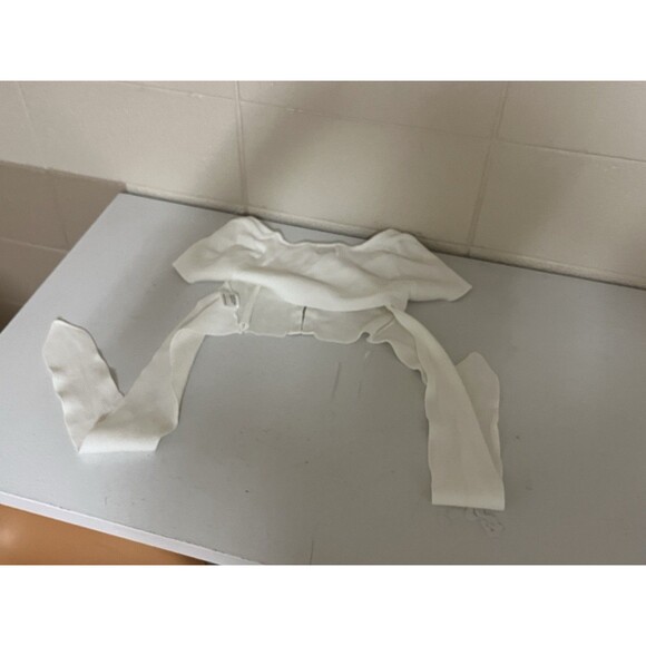 Princess Polly Blouse Top  White Size S/M - Picture 3 of 4